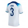 Herren Fußballbekleidung England Luke Shaw #3 Heimtrikot WM 2022 Kurzarm